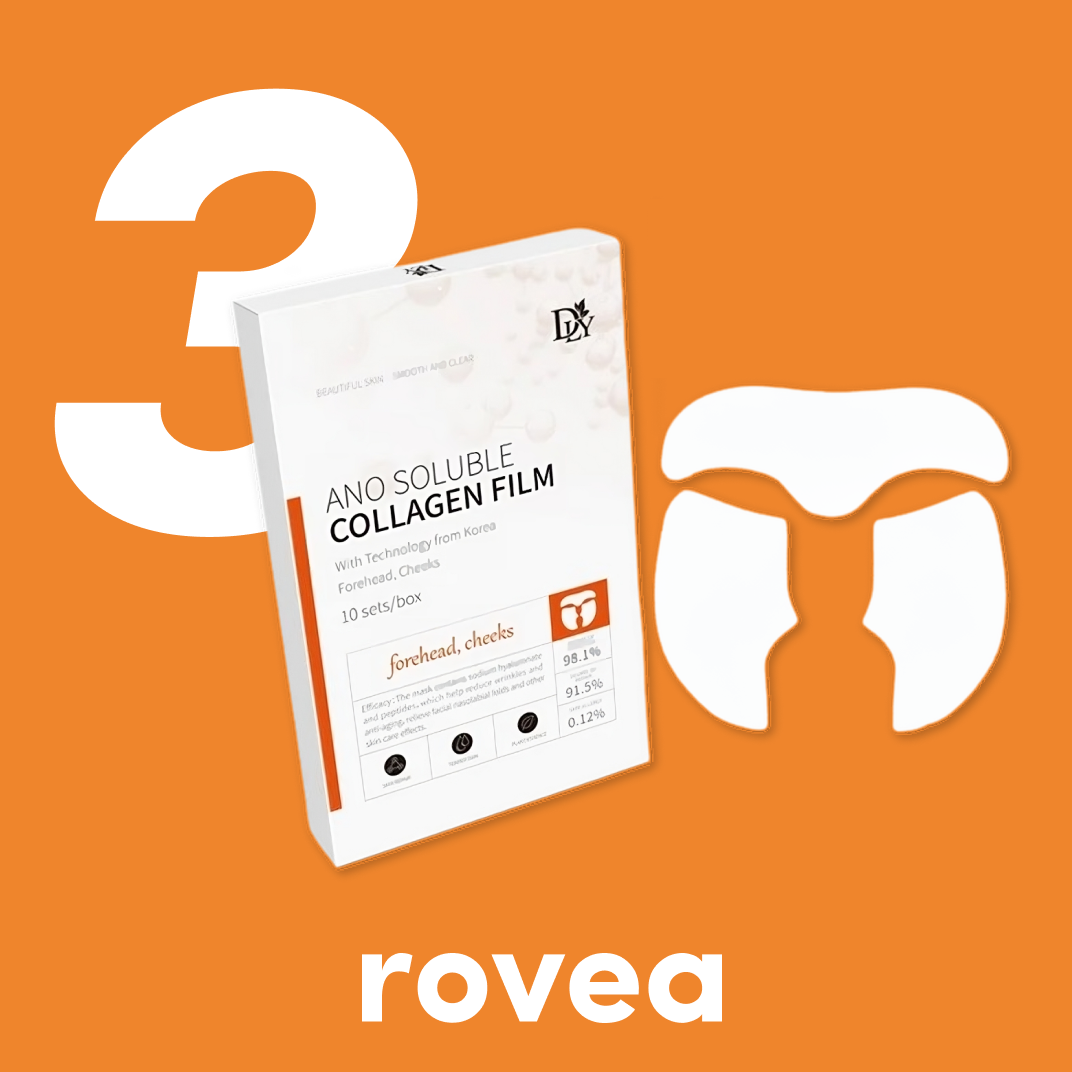 Maschera Coreana al Collagene Invisibile (Guance e fronte)