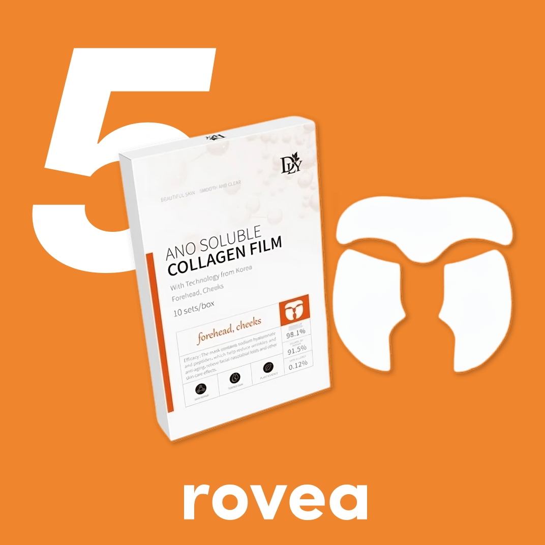 Maschera Coreana al Collagene Invisibile (Guance e fronte)