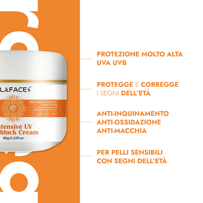 Crema solare idratante anti-età