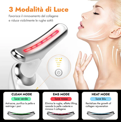 Dispositivo EMS – Effetto Lifting per Viso e Collo